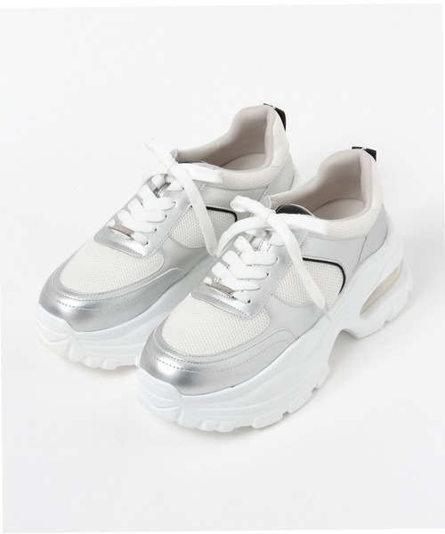 repipi armario（レピピ アルマリオ）の「クリアソールダッドスニーカー（スニーカー・キッズ・ホワイト/ブラック/サックスブルー/シルバー・SMALL/MEDIUM/LARGE）」の19枚目の写真