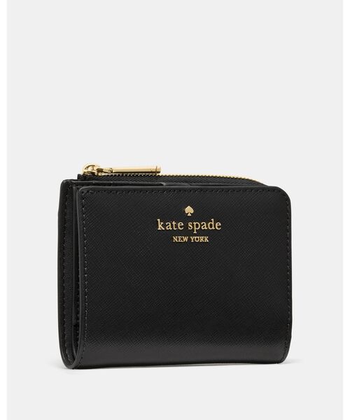 kate spade new york（ケイトスペード ニューヨーク）の「スモール Lジップ ウォレット（財布・レディース・ブラック・ONESIZE）」の2枚目の写真