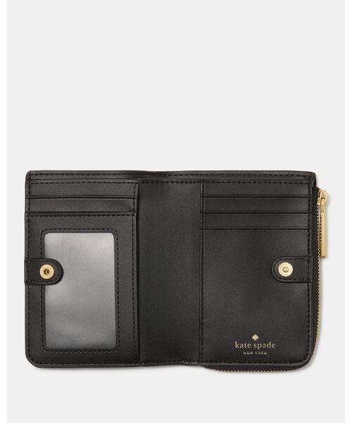 kate spade new york（ケイトスペード ニューヨーク）の「スモール Lジップ ウォレット（財布・レディース・ブラック・ONESIZE）」の3枚目の写真