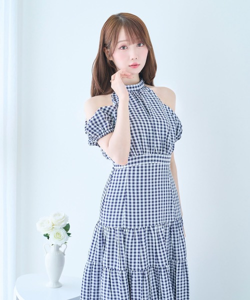 がなめほ Gingham ame sleeve tops（その他トップス）｜Rose Muse（ロゼミューズ