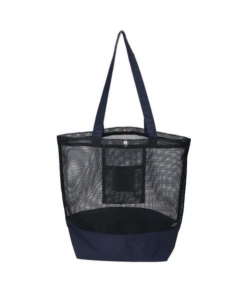 FRUIT OF THE LOOM(フルーツオブザルーム)の「【FRUIT OF THE LOOM/フルーツオブザルーム】MESH TOTE BAG L / メッシュトートバッグL(トートバッグ・レディース・ブラック/ベージュ/イエロー/ミント/ネイビー・FREE)」の8枚目の写真