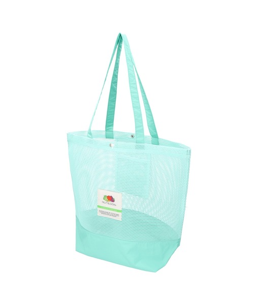 FRUIT OF THE LOOM(フルーツオブザルーム)の「【FRUIT OF THE LOOM/フルーツオブザルーム】MESH TOTE BAG L / メッシュトートバッグL(トートバッグ・レディース・ブラック/ベージュ/イエロー/ミント/ネイビー・FREE)」の14枚目の写真