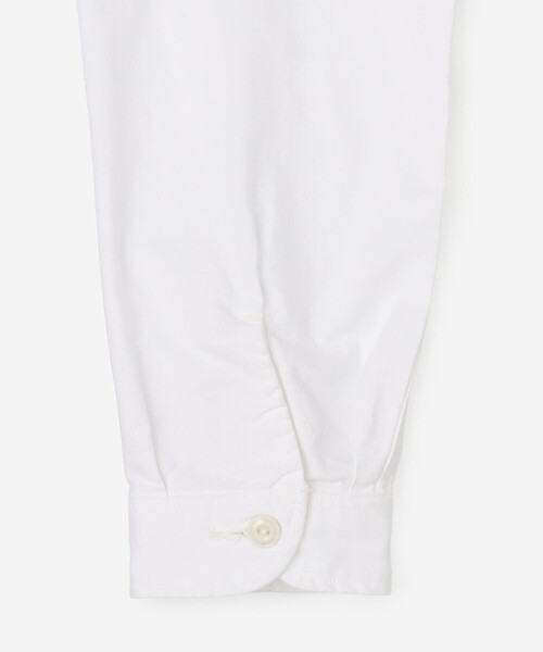 DANTON(ダントン)の「DANTON | オックスフォード バンドカラーシャツ SOLID WOMEN(シャツ/ブラウス・レディース・ホワイト・36/38/34)」の5枚目の写真