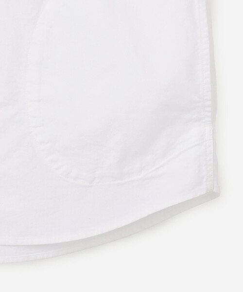 DANTON(ダントン)の「DANTON | オックスフォード バンドカラーシャツ SOLID WOMEN(シャツ/ブラウス・レディース・ホワイト・36/38/34)」の6枚目の写真