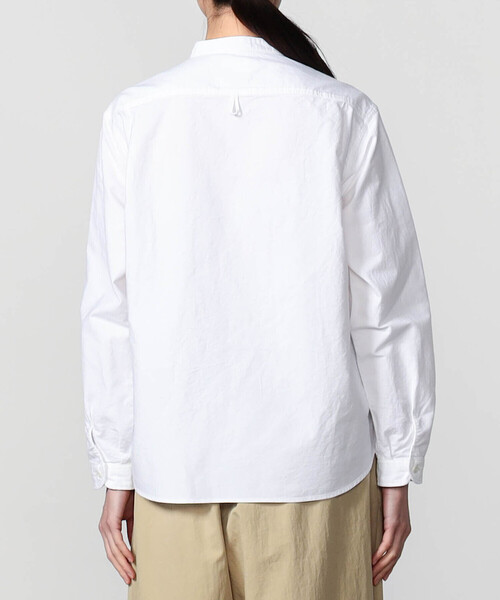 DANTON(ダントン)の「DANTON | オックスフォード バンドカラーシャツ SOLID WOMEN(シャツ/ブラウス・レディース・ホワイト・36/38/34)」の10枚目の写真