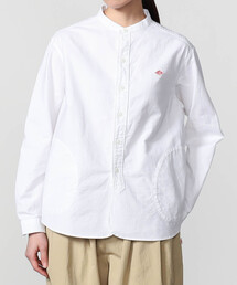 DANTON | DANTON | オックスフォード バンドカラーシャツ SOLID WOMEN(シャツ/ブラウス)