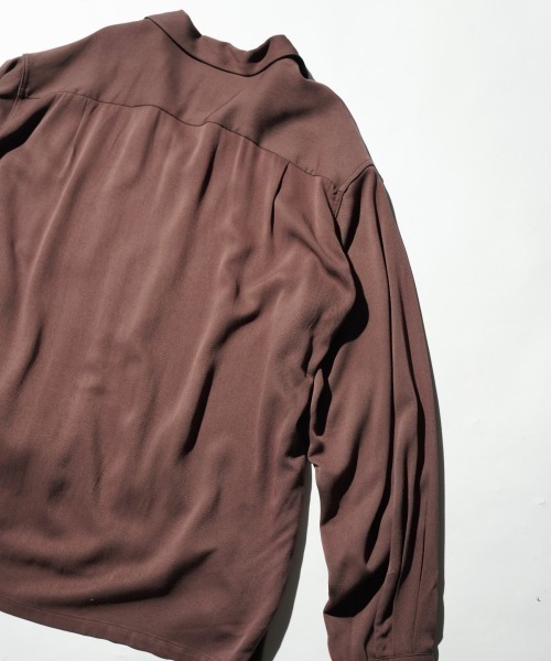 TOWNCRAFT(タウンクラフト)の「TOWN CRAFT タウンクラフト / 50S EMB LS SHIRT(シャツ/ブラウス・メンズ・ブラック/ブラウン・SMALL/LARGE/MEDIUM)」の14枚目の写真