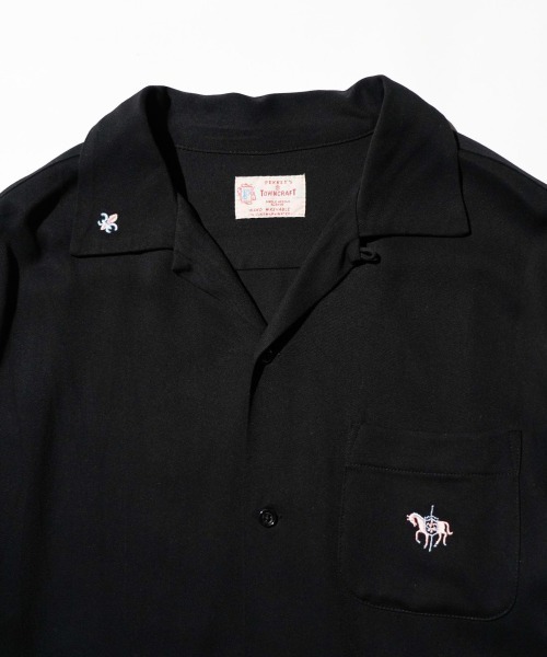 TOWNCRAFT(タウンクラフト)の「TOWN CRAFT タウンクラフト / 50S EMB LS SHIRT(シャツ/ブラウス・メンズ・ブラック/ブラウン・SMALL/LARGE/MEDIUM)」の16枚目の写真