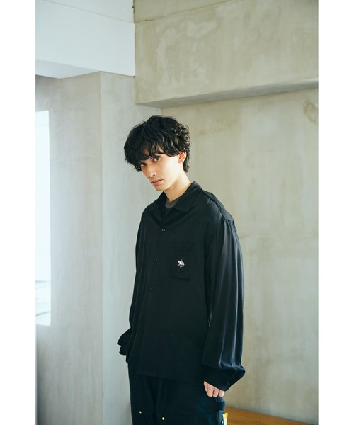 TOWNCRAFT(タウンクラフト)の「TOWN CRAFT タウンクラフト / 50S EMB LS SHIRT(シャツ/ブラウス・メンズ・ブラック/ブラウン・SMALL/LARGE/MEDIUM)」の19枚目の写真