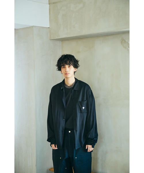 TOWNCRAFT(タウンクラフト)の「TOWN CRAFT タウンクラフト / 50S EMB LS SHIRT(シャツ/ブラウス・メンズ・ブラック/ブラウン・SMALL/LARGE/MEDIUM)」の22枚目の写真