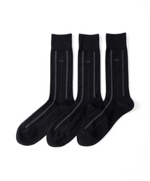 Calvin Klein（カルバン・クライン）の「【3足セット】Calvin Klein トーナルストライプ ビジネスソックス 92572204（ソックス/靴下）」