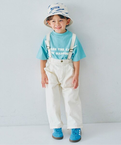 p.premier（ピードットプルミエ）の「サスペンダーデニムワイドパンツ（デニムパンツ・キッズ・サックスブルー/アイボリー/ブラック・140/130/120/110/100/90/80）」の10枚目の写真