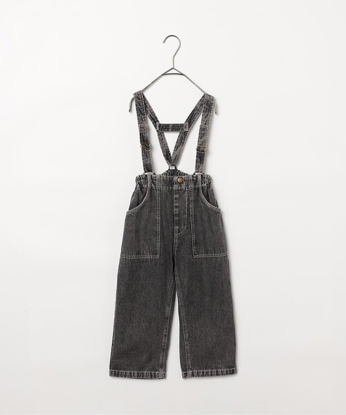 p.premier（ピードットプルミエ）の「サスペンダーデニムワイドパンツ（デニムパンツ・キッズ・サックスブルー/アイボリー/ブラック・140/130/120/110/100/90/80）」の20枚目の写真
