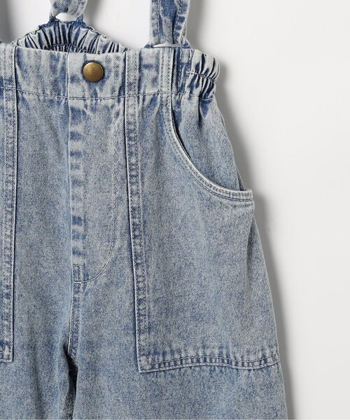 p.premier（ピードットプルミエ）の「サスペンダーデニムワイドパンツ（デニムパンツ・キッズ・サックスブルー/アイボリー/ブラック・140/130/120/110/100/90/80）」の21枚目の写真