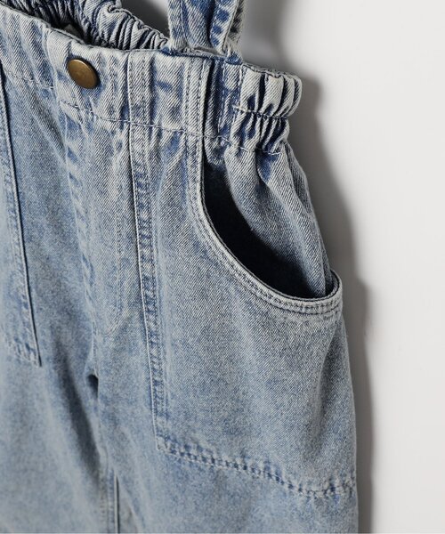 p.premier（ピードットプルミエ）の「サスペンダーデニムワイドパンツ（デニムパンツ・キッズ・サックスブルー/アイボリー/ブラック・140/130/120/110/100/90/80）」の22枚目の写真