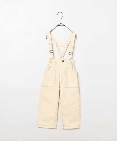 p.premier（ピードットプルミエ）の「サスペンダーデニムワイドパンツ（デニムパンツ・キッズ・サックスブルー/アイボリー/ブラック・140/130/120/110/100/90/80）」の11枚目の写真