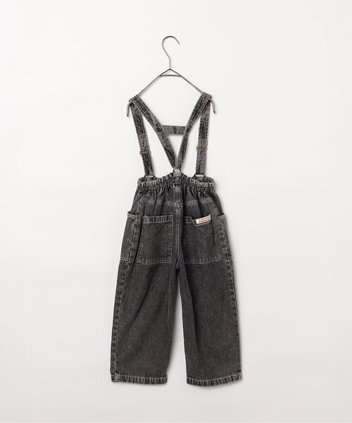 p.premier（ピードットプルミエ）の「サスペンダーデニムワイドパンツ（デニムパンツ・キッズ・サックスブルー/アイボリー/ブラック・140/130/120/110/100/90/80）」の9枚目の写真