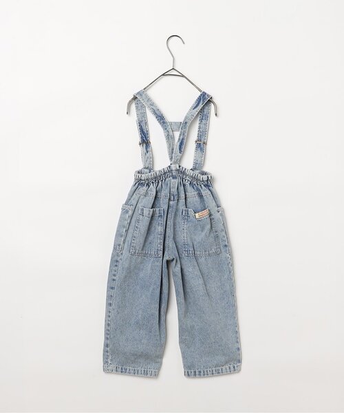 p.premier（ピードットプルミエ）の「サスペンダーデニムワイドパンツ（デニムパンツ・キッズ・サックスブルー/アイボリー/ブラック・140/130/120/110/100/90/80）」の7枚目の写真