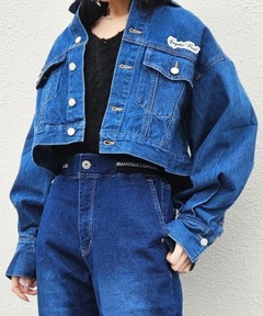 セール】【セットアップ対応】ショートデニムジャケット（ブルゾン