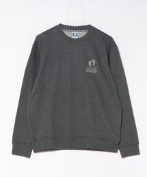 HANGTEN（ハンテン）の「【HANGTEN/ハンテン】ミニ裏毛ワンポイントプリントトレーナー スウェット クルーネック サーフ カジュアル ストリート（スウェット）」