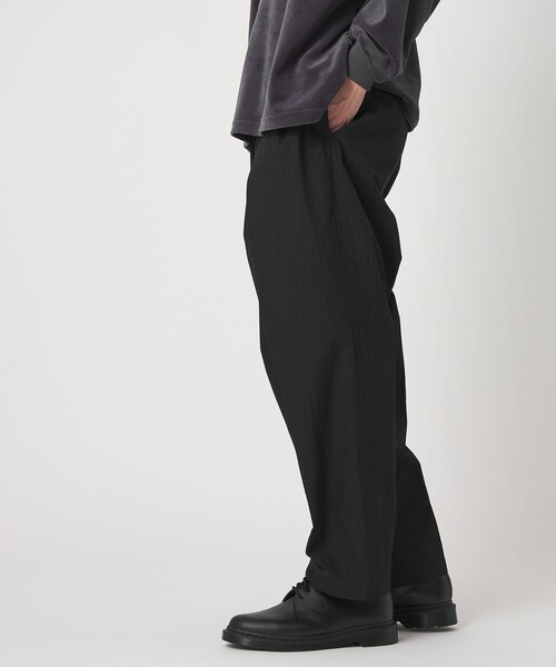 CITEN(シテン)の「<CITEN>2プリーツイージーシェフパンツ(スラックス・メンズ・グレー系/ブラック・L/S/M)」の5枚目の写真