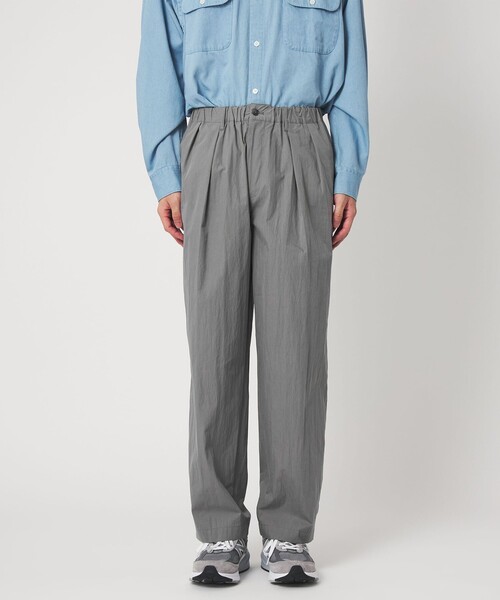 CITEN(シテン)の「<CITEN>2プリーツイージーシェフパンツ(スラックス・メンズ・グレー系/ブラック・L/S/M)」の7枚目の写真