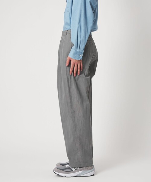 CITEN(シテン)の「<CITEN>2プリーツイージーシェフパンツ(スラックス・メンズ・グレー系/ブラック・L/S/M)」の8枚目の写真