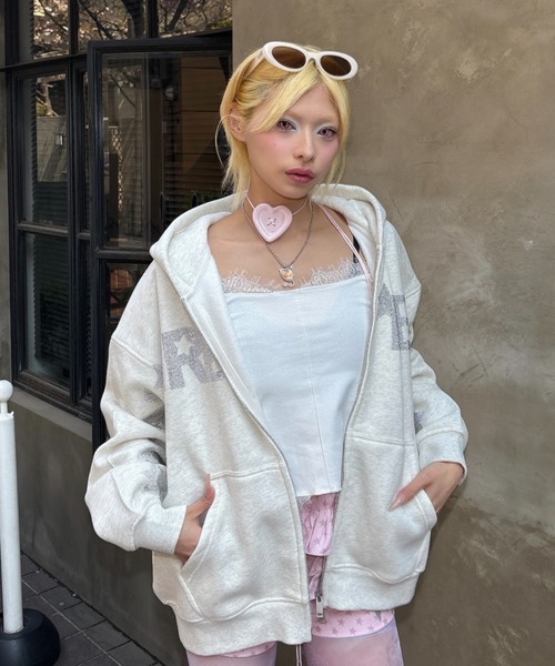 Never mind the XU(ネバーマインドザエックスユー)の「【Never mind the XU】SHEER LACE CAMISOLE / 【ネバーマインド ザ エックスユー】シアーレースキャミソール <着用動画あり>(キャミソール・レディース・ブラック/ホワイト・M)」の3枚目の写真