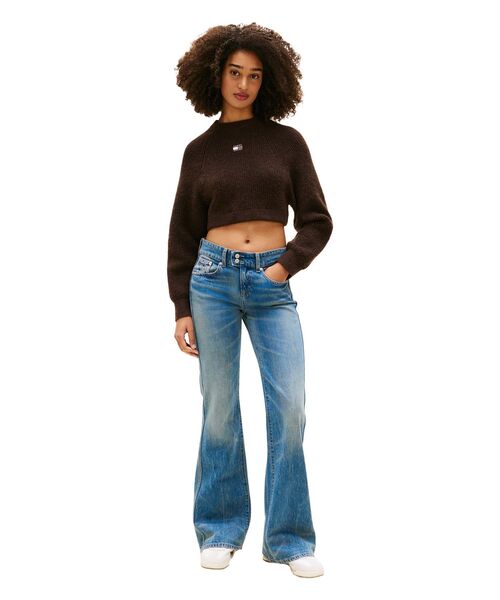 tommy jeans(トミー ジーンズ)の「ローライズブーツカットジーンズ(デニムパンツ・レディース・インディゴブルー・27inch/26inch/25inch)」の4枚目の写真