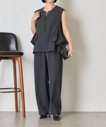 Jena espace merveilleux | フリルベストセットアップ(ワンピース)