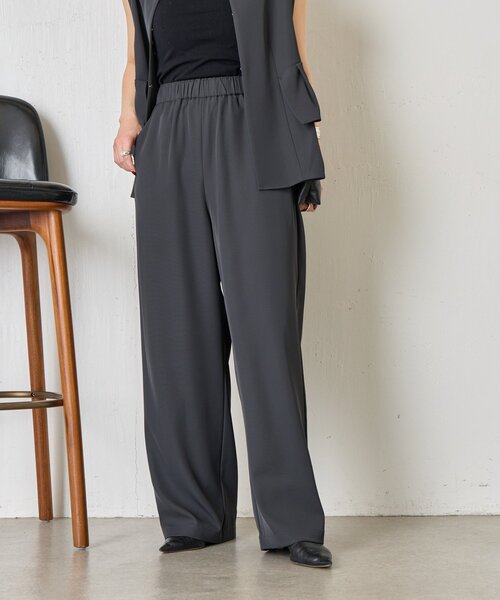 Jena espace merveilleux（ジェナ　エスパスメルヴェイユ）の「フリルベストセットアップ（ワンピース・レディース・チャコールグレー/ネイビー・FREE）」の13枚目の写真