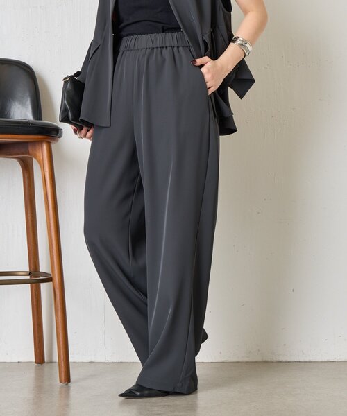 Jena espace merveilleux（ジェナ　エスパスメルヴェイユ）の「フリルベストセットアップ（ワンピース・レディース・チャコールグレー/ネイビー・FREE）」の14枚目の写真