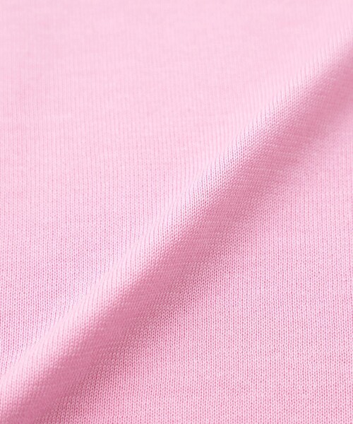 amaca(アマカ)の「コットンシルク クルーネックプルオーバー(Tシャツ/カットソー・レディース・ダークネイビー/ピンク系その他2・38/40)」の11枚目の写真