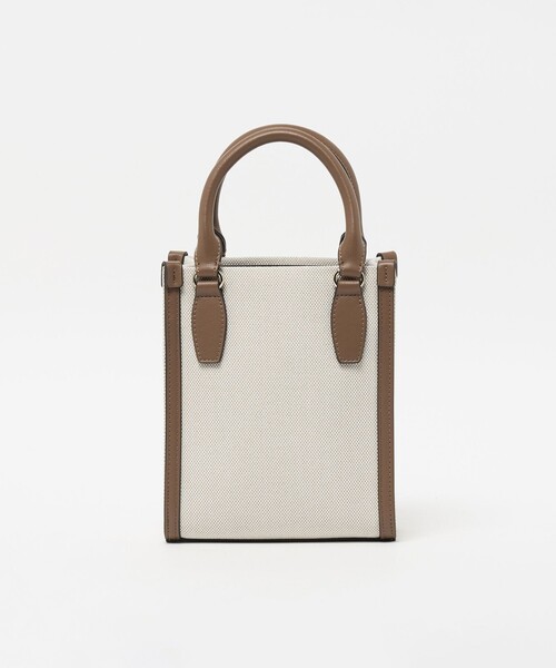 UNITED ARROWS（ユナイテッドアローズ）の「キャンバスコンビ ミニトートバッグ（トートバッグ・レディース・ブラック/ブラウン系・FREE）」の9枚目の写真