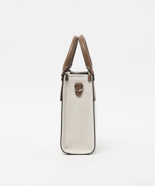 UNITED ARROWS（ユナイテッドアローズ）の「キャンバスコンビ ミニトートバッグ（トートバッグ・レディース・ブラック/ブラウン系・FREE）」の11枚目の写真