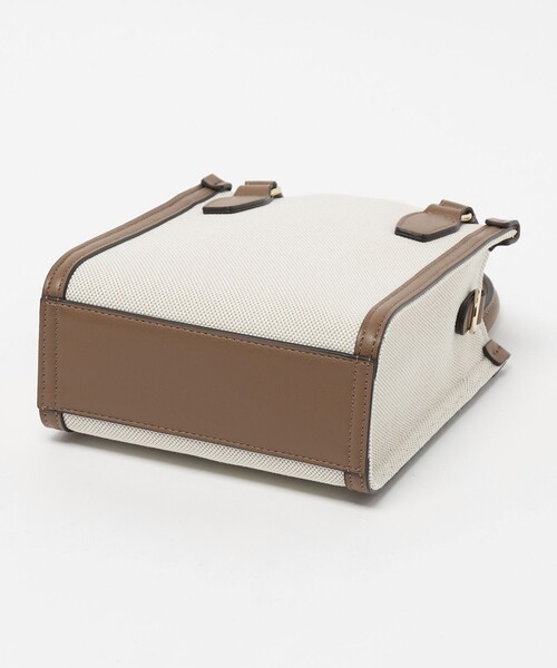 UNITED ARROWS（ユナイテッドアローズ）の「キャンバスコンビ ミニトートバッグ（トートバッグ・レディース・ブラック/ブラウン系・FREE）」の17枚目の写真