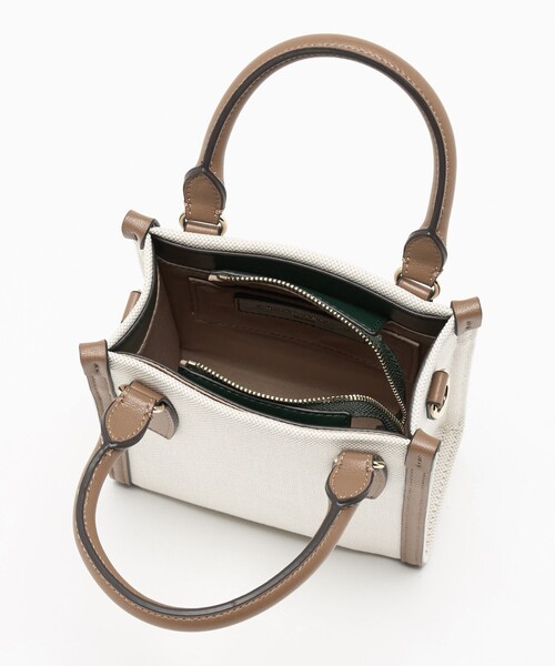 UNITED ARROWS（ユナイテッドアローズ）の「キャンバスコンビ ミニトートバッグ（トートバッグ・レディース・ブラック/ブラウン系・FREE）」の18枚目の写真