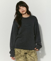 PACIFIC WASH EMBOSSED CREWNECK