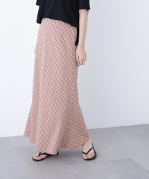 N.（N. Natural Beauty Basic）（エヌエヌナチュラルビューティーベーシック）の「チェックナロースカート（スカート）」