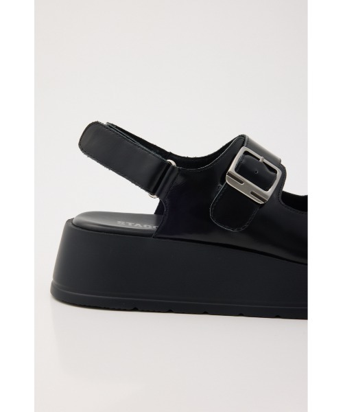 STACCATO(スタッカート)の「ロックライクプラットフォームサンダル(サンダル・レディース・ブラック/シルバー・22.5cm/23.0cm/23.5cm/24.0cm/24.5cm)」の7枚目の写真