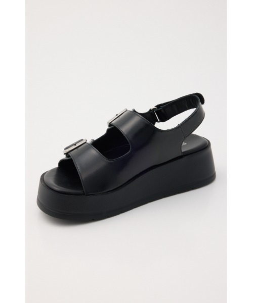 STACCATO(スタッカート)の「ロックライクプラットフォームサンダル(サンダル・レディース・ブラック/シルバー・22.5cm/23.0cm/23.5cm/24.0cm/24.5cm)」の9枚目の写真