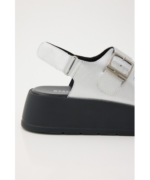 STACCATO(スタッカート)の「ロックライクプラットフォームサンダル(サンダル・レディース・ブラック/シルバー・22.5cm/23.0cm/23.5cm/24.0cm/24.5cm)」の17枚目の写真