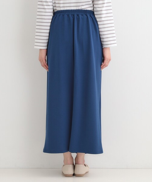 SHOO・LA・RUE（シューラルー）の「【洗濯機可/S-LL】腰まわりを自然にカバーする ラップ風ナロースカート（スカート・レディース・ブラック/ナチュラル/ネイビー・01/02/03/04）」の18枚目の写真