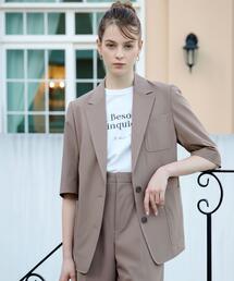 DRESSTERIOR | 【接触冷感/セットアップ可】2WAYストレッチシングルジャケット(テーラードジャケット)