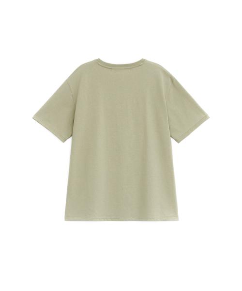 SUNBURNPROJECT(サンバーンプロジェクト)の「HEART DOG OVERFIT T-SHIRT, KHAKI(Tシャツ/カットソー・レディース・その他・FREE)」の3枚目の写真