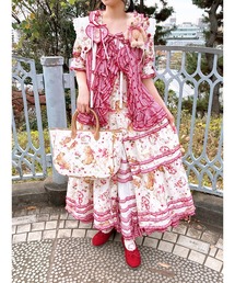 最終値下げ　ピンクハウス　花柄　セットアップ　ロングワンピース PINK HOUSE｜ピンクハウスのワンピース/ドレス（花柄・ボタニカル柄