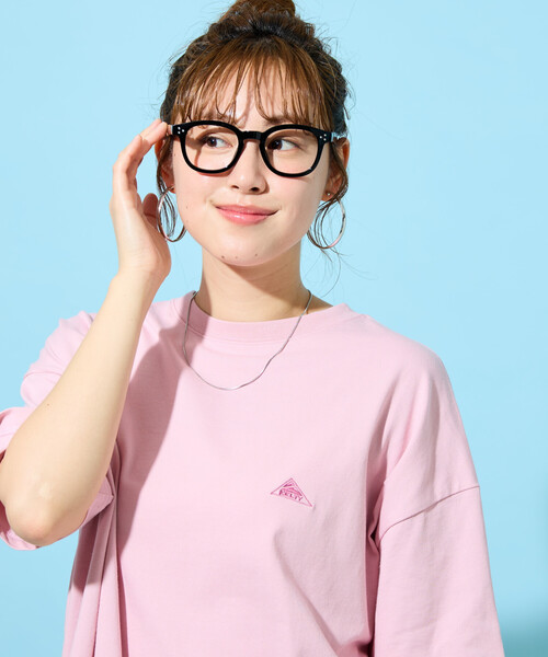 FREAK'S STORE(フリークスストア)の「限定展開 KELTY × FREAK'S STORE/ケルティ 別注 ビッグシルエット 半袖 Tシャツ(接触冷感・吸水速乾・UVカット・遮熱)(Tシャツ/カットソー・レディース・オリーブ/ブラック/チャコール/ベージュ/オフホワイト/グレー/ピンク・フリ-)」の9枚目の写真