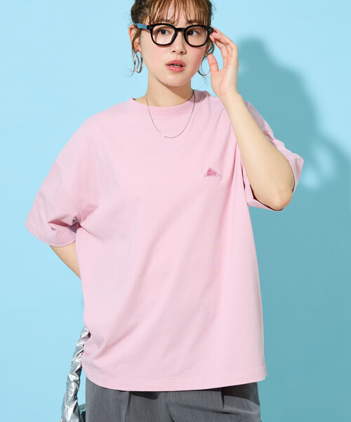 FREAK'S STORE(フリークスストア)の「限定展開 KELTY × FREAK'S STORE/ケルティ 別注 ビッグシルエット 半袖 Tシャツ(接触冷感・吸水速乾・UVカット・遮熱)(Tシャツ/カットソー・レディース・オリーブ/ブラック/チャコール/ベージュ/オフホワイト/グレー/ピンク・フリ-)」の12枚目の写真