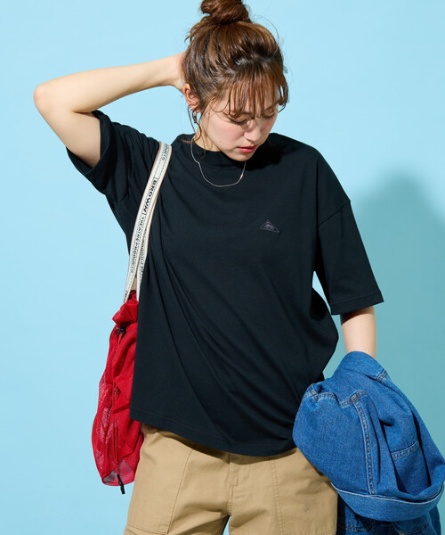 FREAK'S STORE(フリークスストア)の「限定展開 KELTY × FREAK'S STORE/ケルティ 別注 ビッグシルエット 半袖 Tシャツ(接触冷感・吸水速乾・UVカット・遮熱)(Tシャツ/カットソー・レディース・オリーブ/ブラック/チャコール/ベージュ/オフホワイト/グレー/ピンク・フリ-)」の17枚目の写真