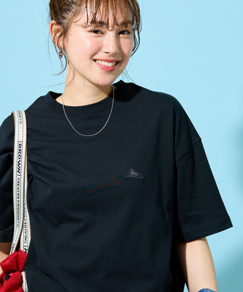 FREAK'S STORE(フリークスストア)の「限定展開 KELTY × FREAK'S STORE/ケルティ 別注 ビッグシルエット 半袖 Tシャツ(接触冷感・吸水速乾・UVカット・遮熱)(Tシャツ/カットソー・レディース・オリーブ/ブラック/チャコール/ベージュ/オフホワイト/グレー/ピンク・フリ-)」の20枚目の写真